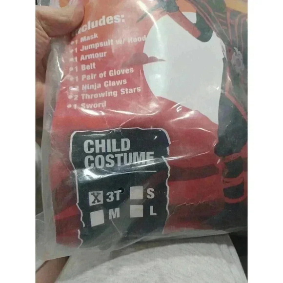 Spooktacular Creations Ninja Costume Kids, Muscle Ninja Deluxe Set for Kungfu 3T - Picture 3 of 6